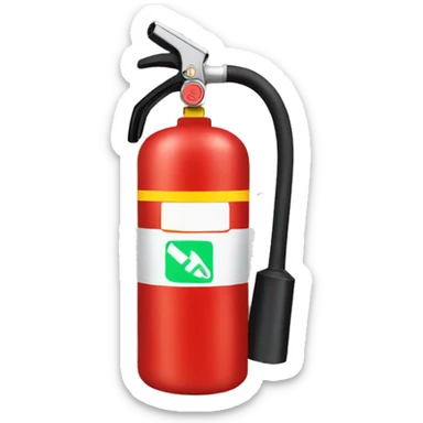fire extinguisher sticker