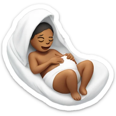 Giving birth  sticker