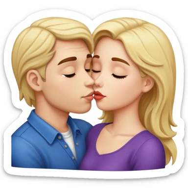 Kissing bf sticker