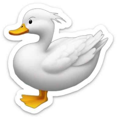 canard dans la baignoire sticker