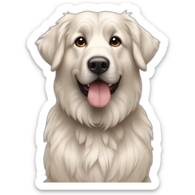 Chien border colli croisé avec un bouvier  sticker
