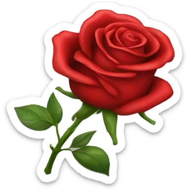 Red roses sticker
