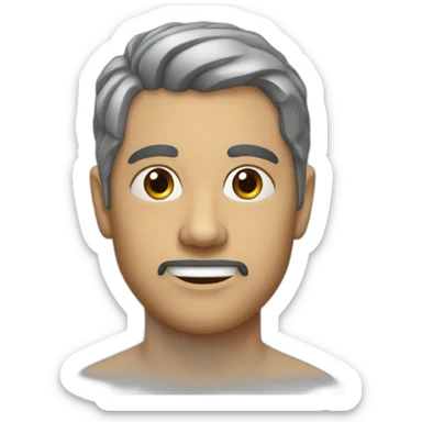 Tête penché sticker