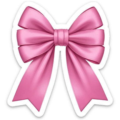 Pink bows  sticker