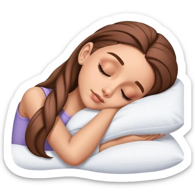 Ariana Grande sleeping sticker