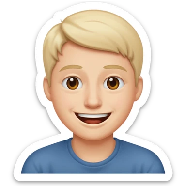 trying not to laugh sticker