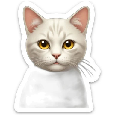 Arrogant cat sticker