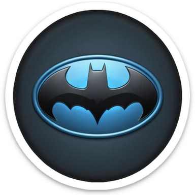 batman symbol sticker