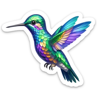 Hummingbird sticker