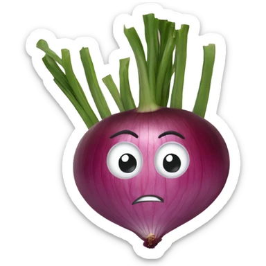 Pickled red onion  sticker