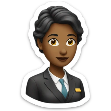 female investment banker sticker
