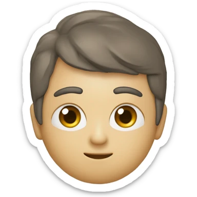 polegar e o indicador e dedo do meio fazendo um o e os outros dois levantados sticker