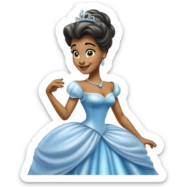 full body cinderella sticker