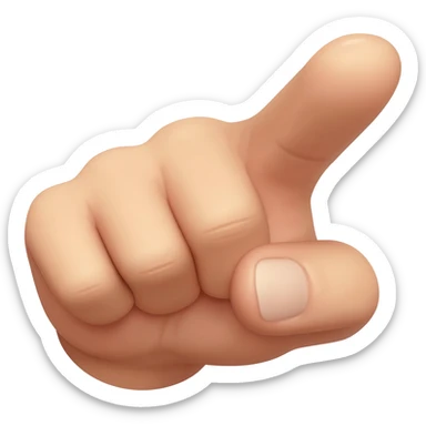 angry finger point sticker
