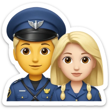 one emoji wearing ACU and second emoji AGSU sticker