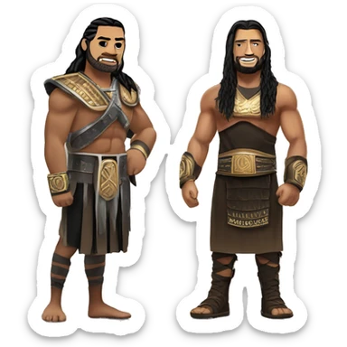 Roman reigns the tribal chief champion sticker