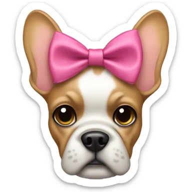 Franchie With a pin bow sticker