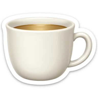 peronaje de una taza de ceramica sticker