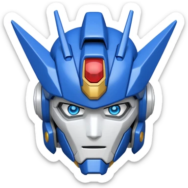 Gundam head  sticker