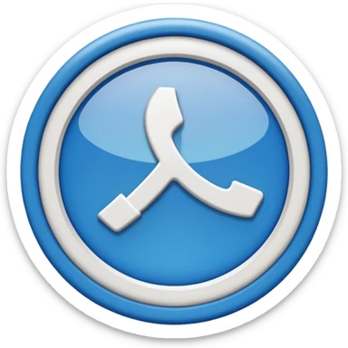 Quiero un logo de verificación parecido al de tiktok que sea redondo  sticker