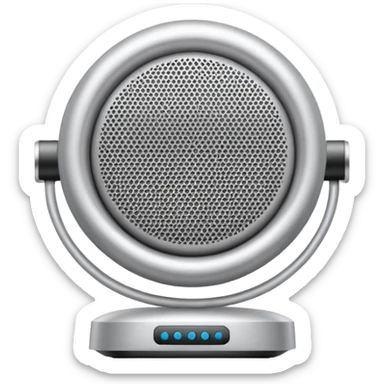 hand speaker sticker