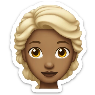 princess light skin tone sticker
