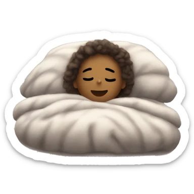Cozy aesthetic Pinterest winter emojis sticker