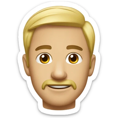 Бантик бежевый sticker