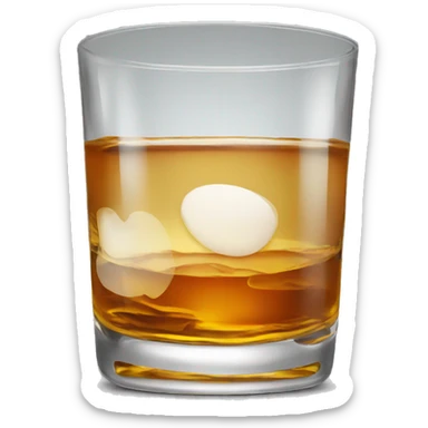 whisky glass sticker
