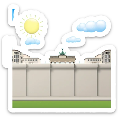 berlin wall sticker