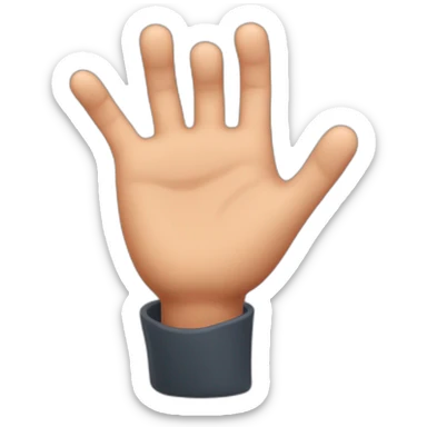 Coeur formant des mains sticker