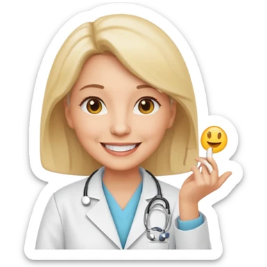 older obstetrician female emoji sticker