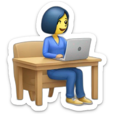 website-visitor-with-laptop sticker