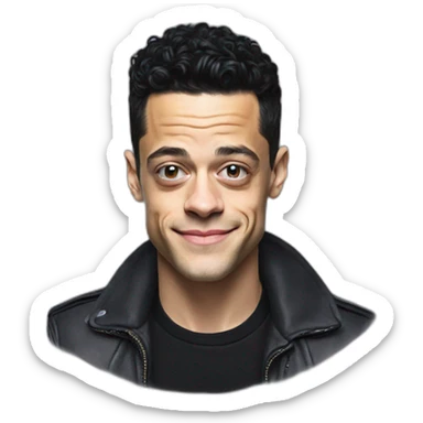 Rami malek sticker