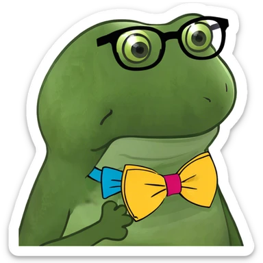 Funny bufo sticker