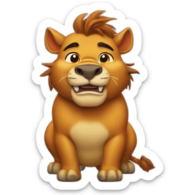 Pumba lion king sticker