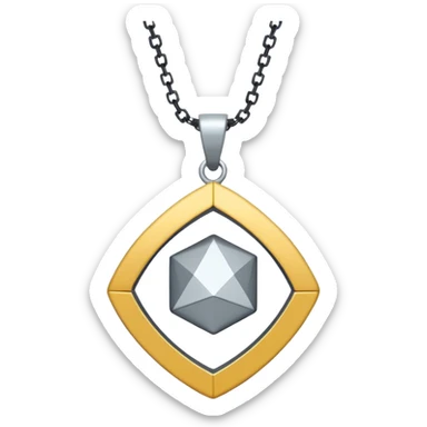 hipster necklace sticker