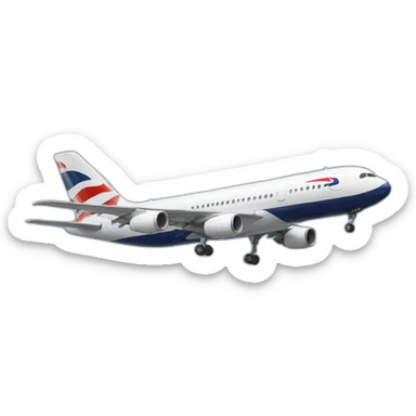 British airline sticker