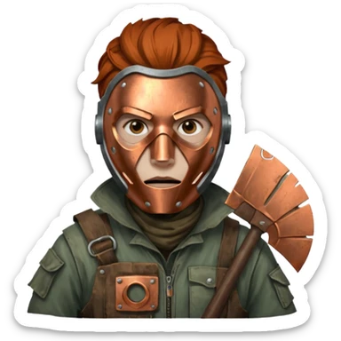 débrouillard ferraille cuivre  post apo survie loot gaming sticker