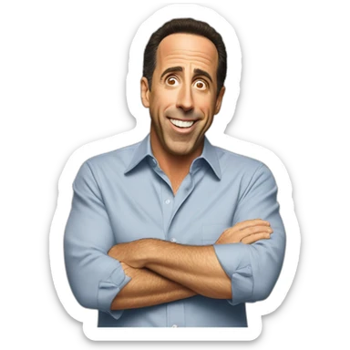 jerry seinfeld saying what’s the deal sticker