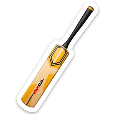 Cricket bat sticker