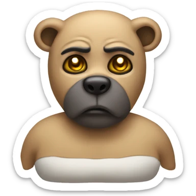 Barely awake sticker