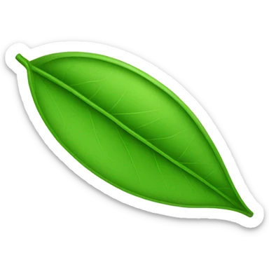 GREEN TEA LEAVES sticker