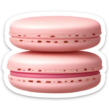 Light pink Macarons sticker