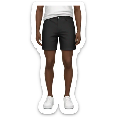 shorts black sticker