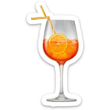 Aperol Spritz drink sticker