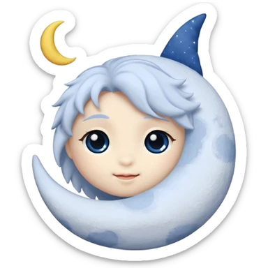 Luna plushie sticker