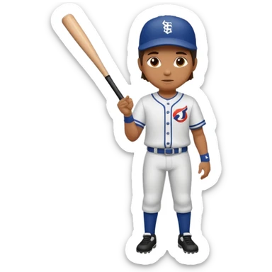 JUGADOR DE BASEBALL CUERPO COMPLETO sticker