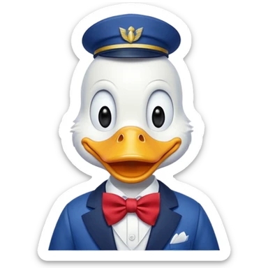 donald duck sticker