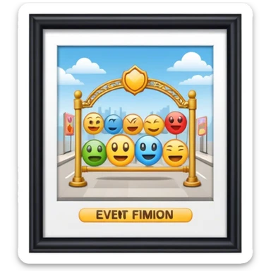 event signage sticker